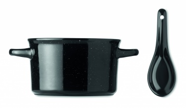 Logo trade promotional product photo of: Ceramic vintage bowl 550 ml